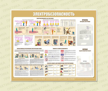 С22 Стенд электробезопасность (1200х1000 мм, пластик ПВХ 3 мм, алюминиевый багет серебряного цвета) - Стенды - Стенды по электробезопасности - Магазин охраны труда ИЗО Стиль