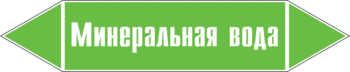 Маркировка трубопровода "минеральная вода" ( пленка, 358х74 мм) - Маркировка трубопроводов - Маркировки трубопроводов "ВОДА" - Магазин охраны труда ИЗО Стиль